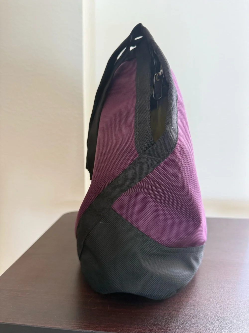 Tom Bihn Swift Purple Tote Shoulder Craft Bag, no yarn sack
